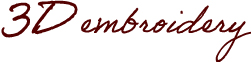 3D embroidery