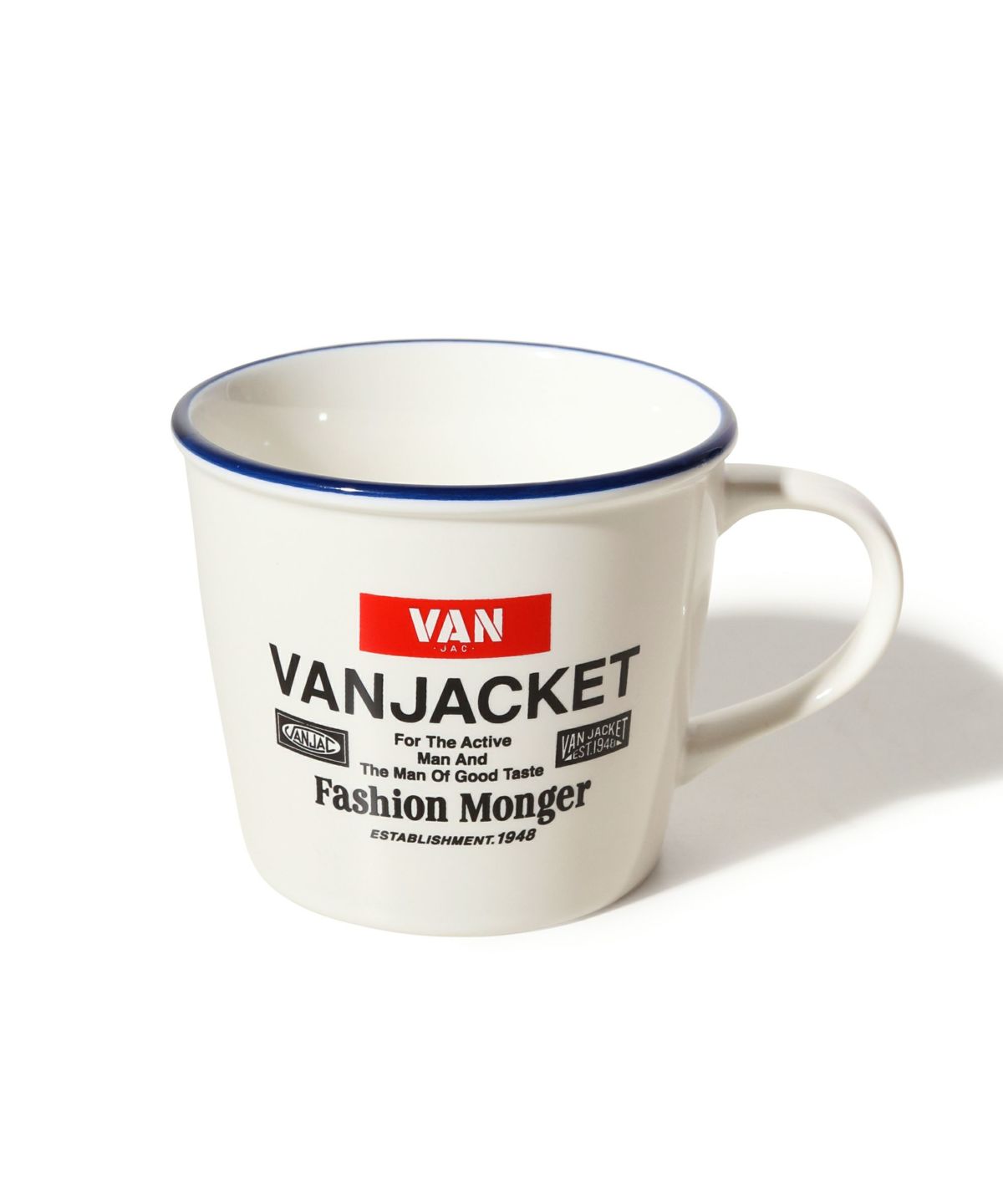 VAN陶器マグカップ国内正規品2016年製、貴重な丸VANデザイン - 車外 ...
