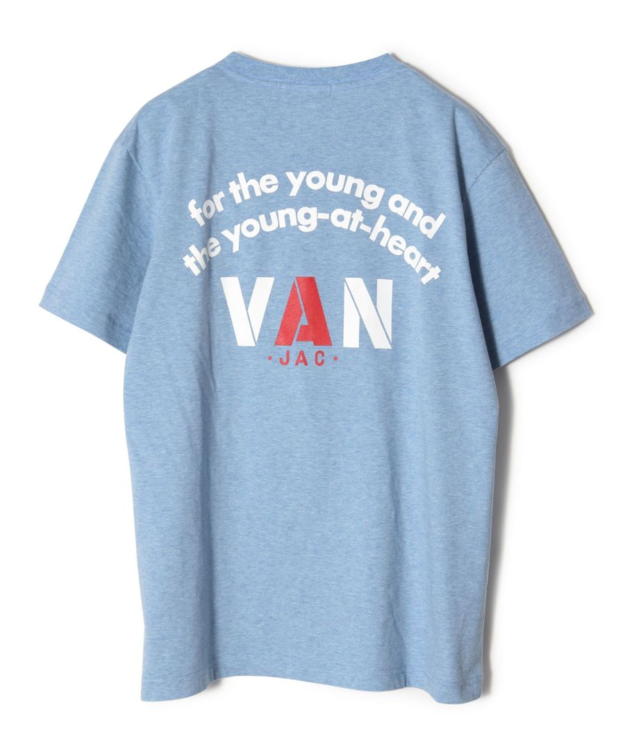 VAN JAC バックロゴT ネイビー - Tシャツ/カットソー(半袖/袖なし)