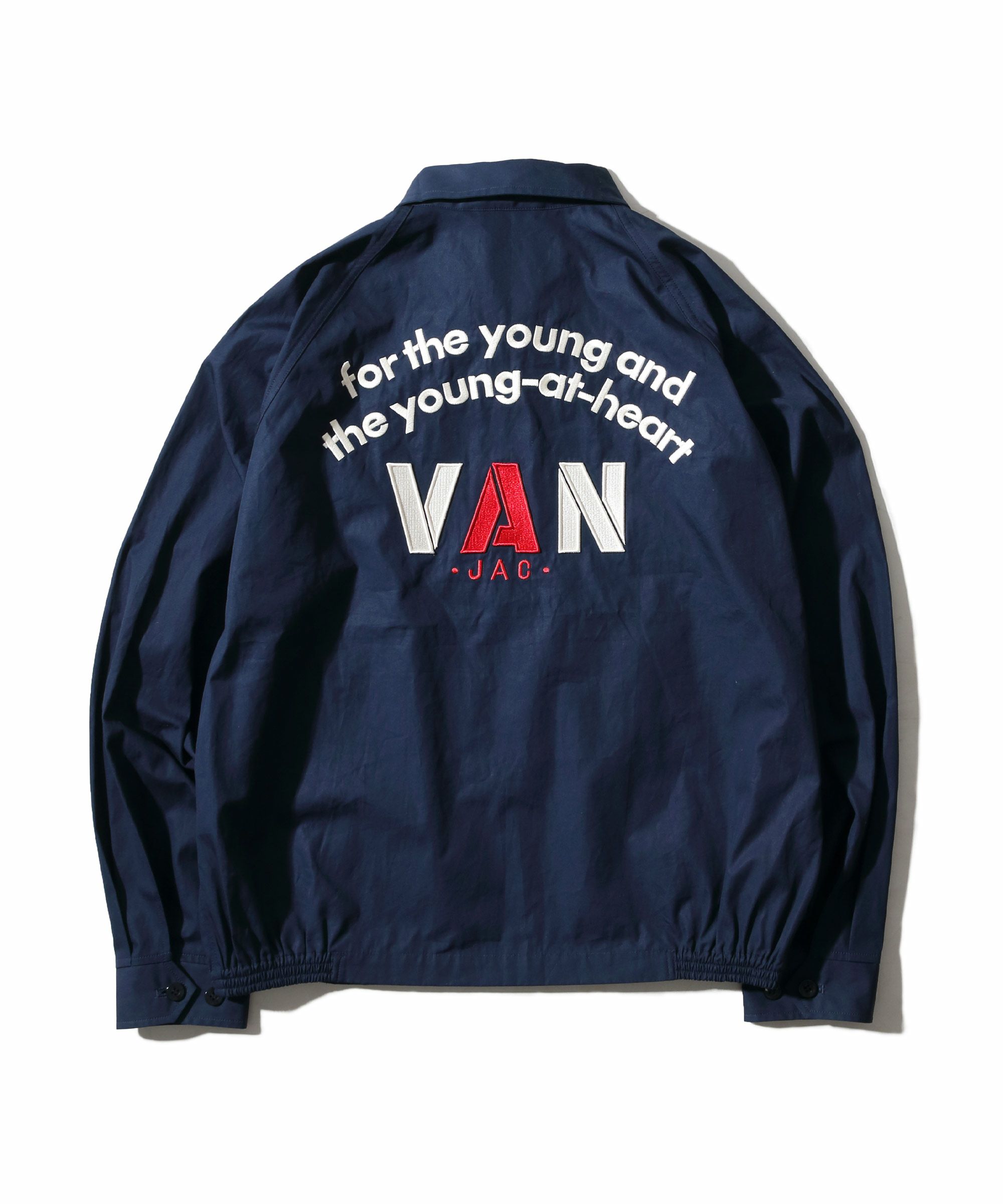 スイングトップVAN ジャケット 中古】VAN JAC エンブレムワッペン 中綿 