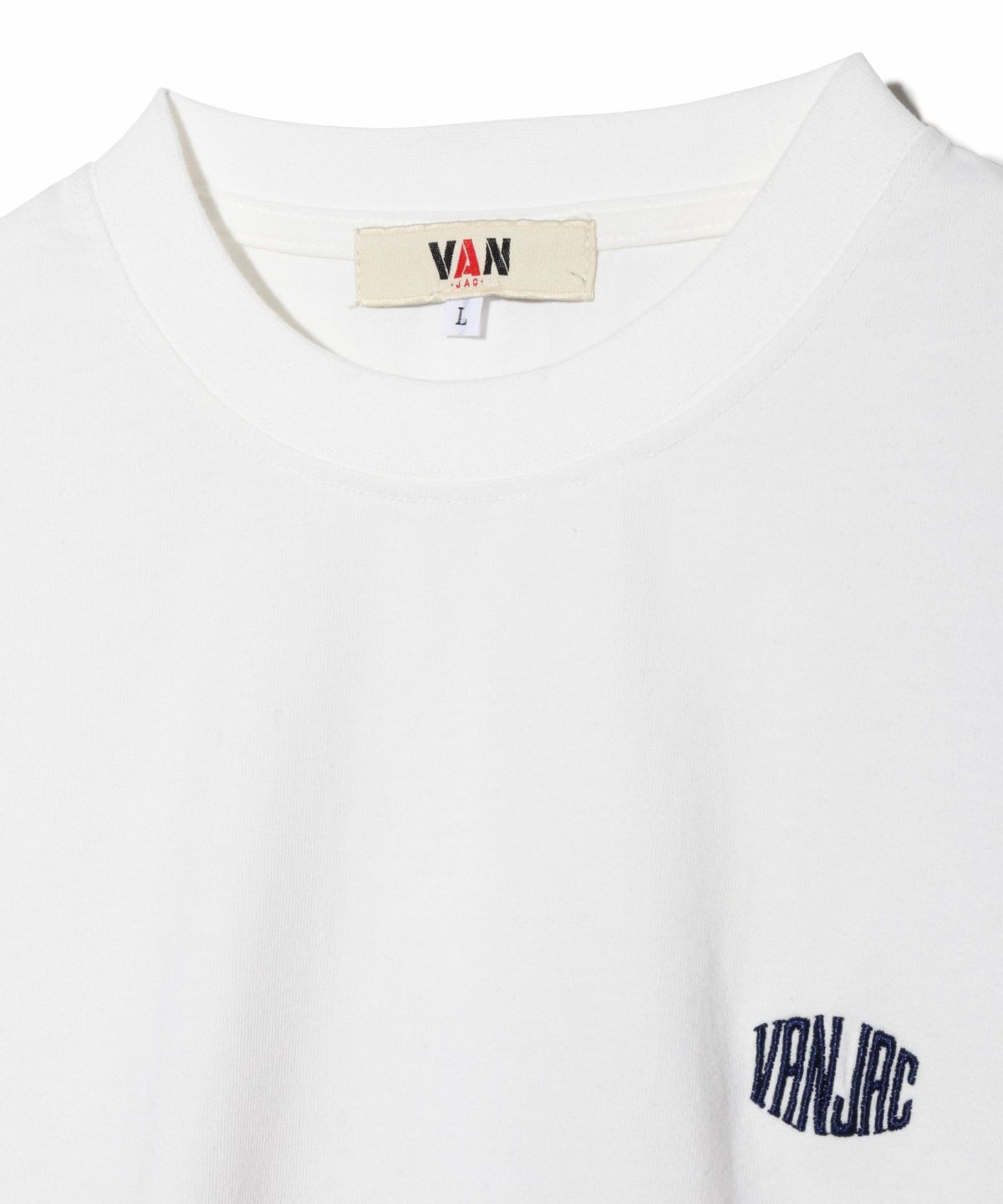 ショートスリーブエンブロイダードコットンTシャツ ｜ルイ