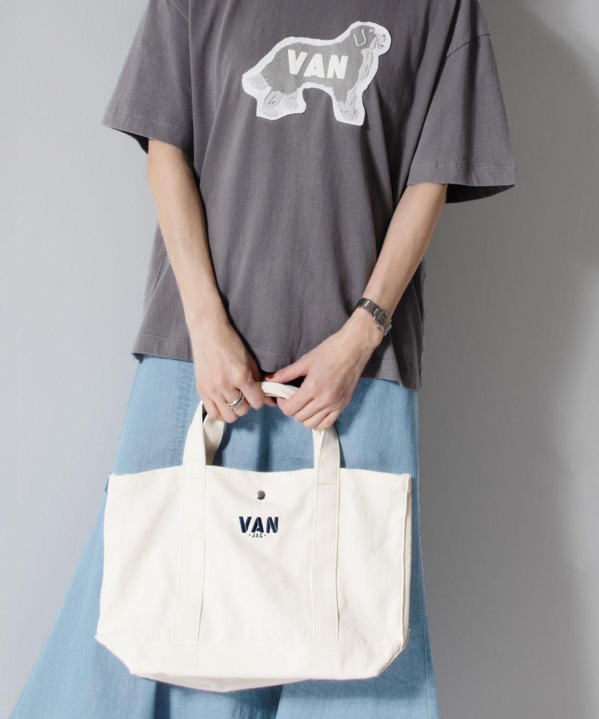 トートバッグ＜VANロゴ＞＜ミニ＞ ｜ VAN STORE