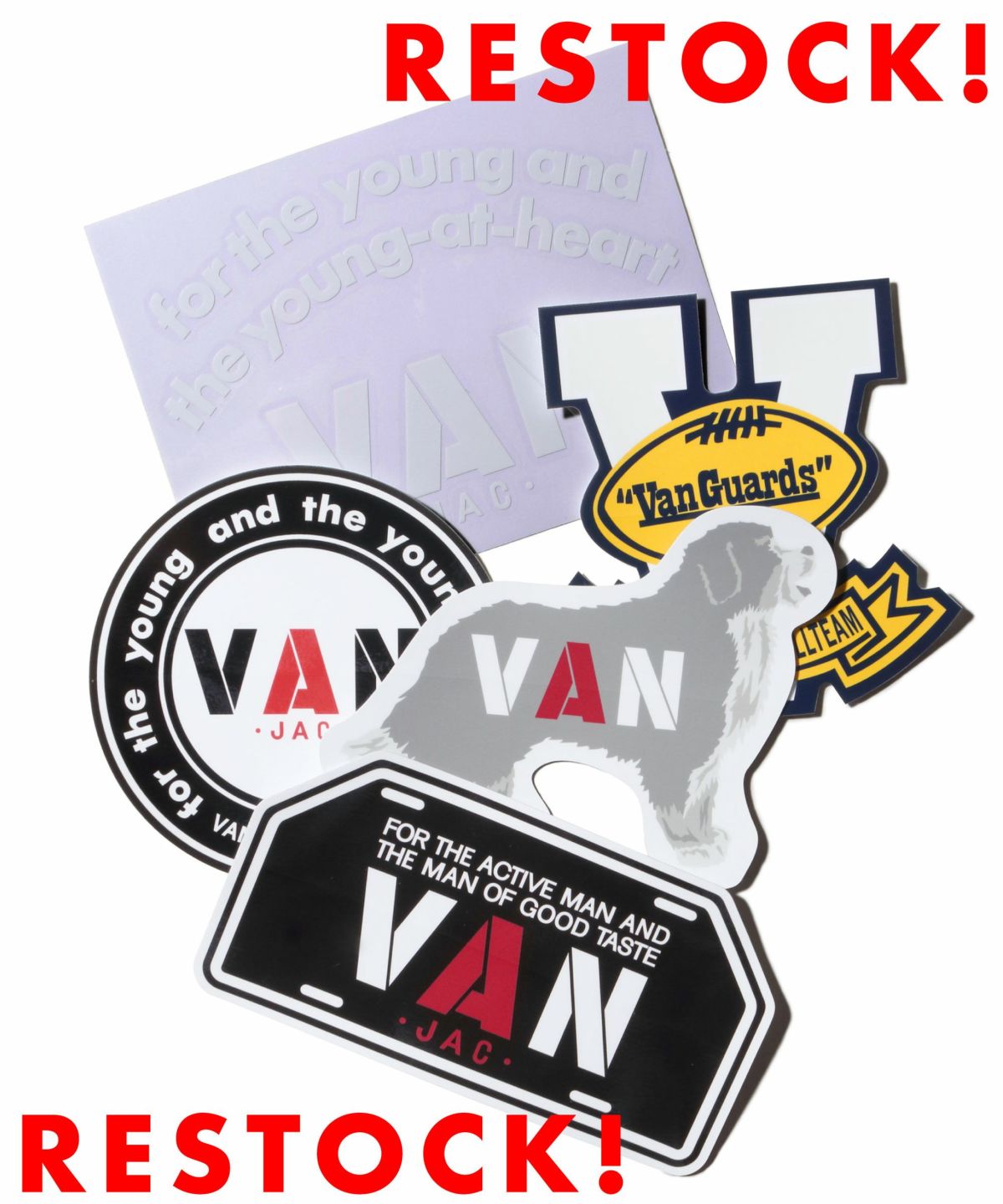 vans トップ ステッカー 貼り方