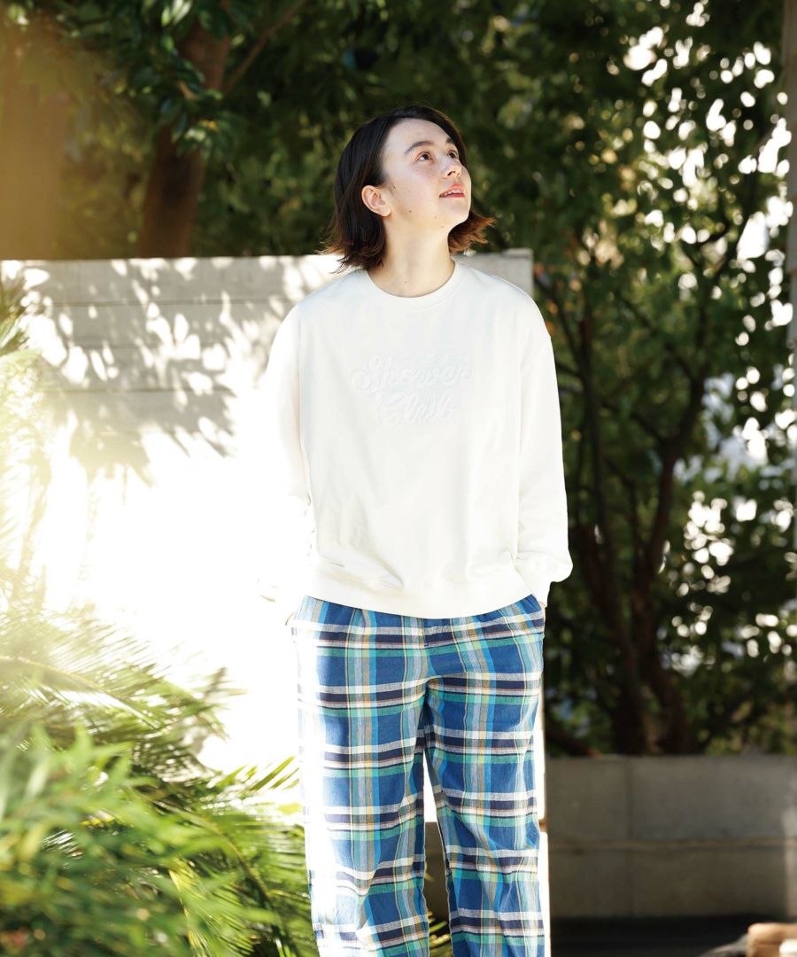 刺繍トレーナー<br>＜ミニ裏毛＞<br>＜VAN×Shower CLUB＞<br>＜ウィメンズ＞