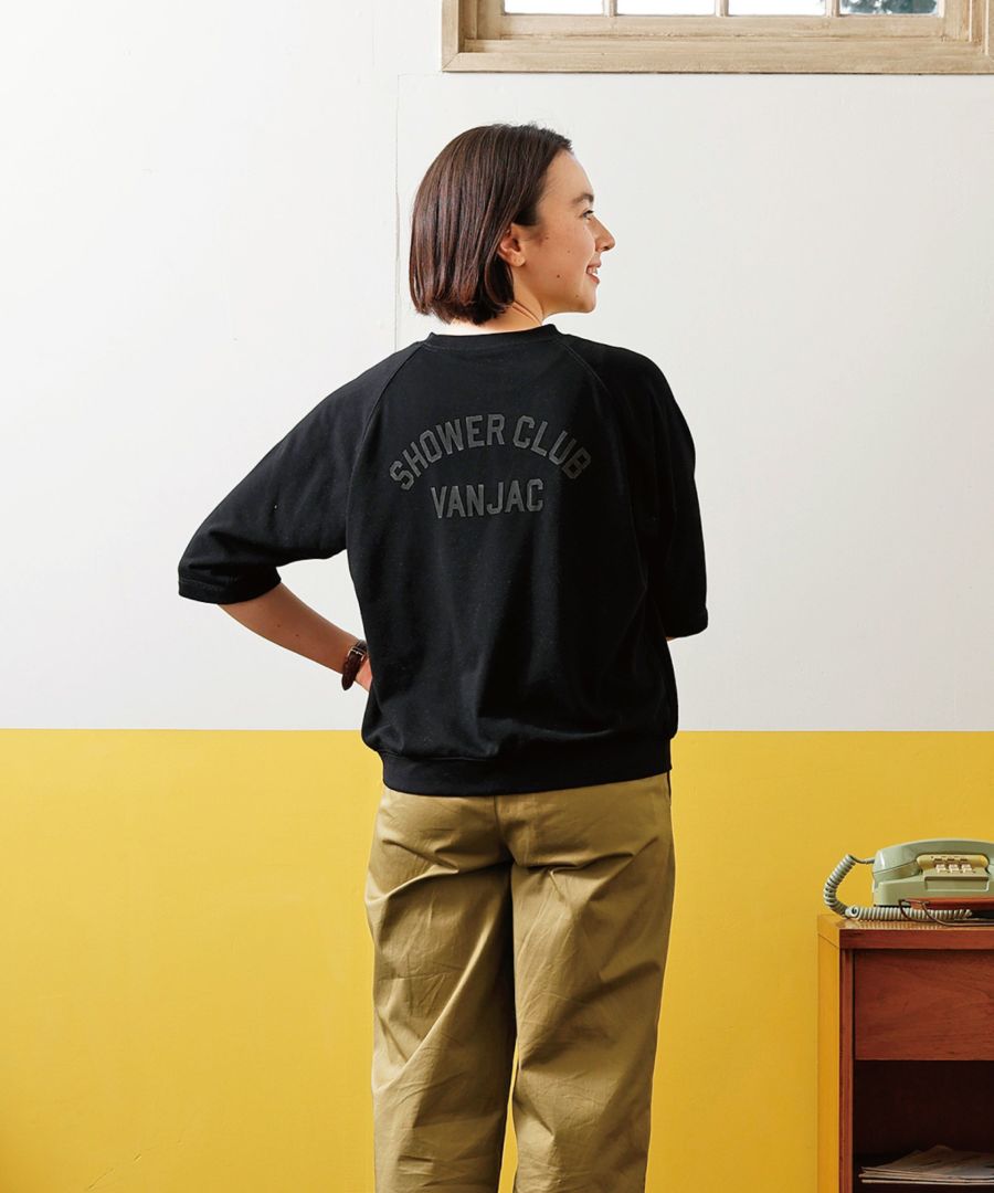 裏パイルTシャツ<br>＜VAN×Shower CLUB＞<br>＜ウィメンズ＞