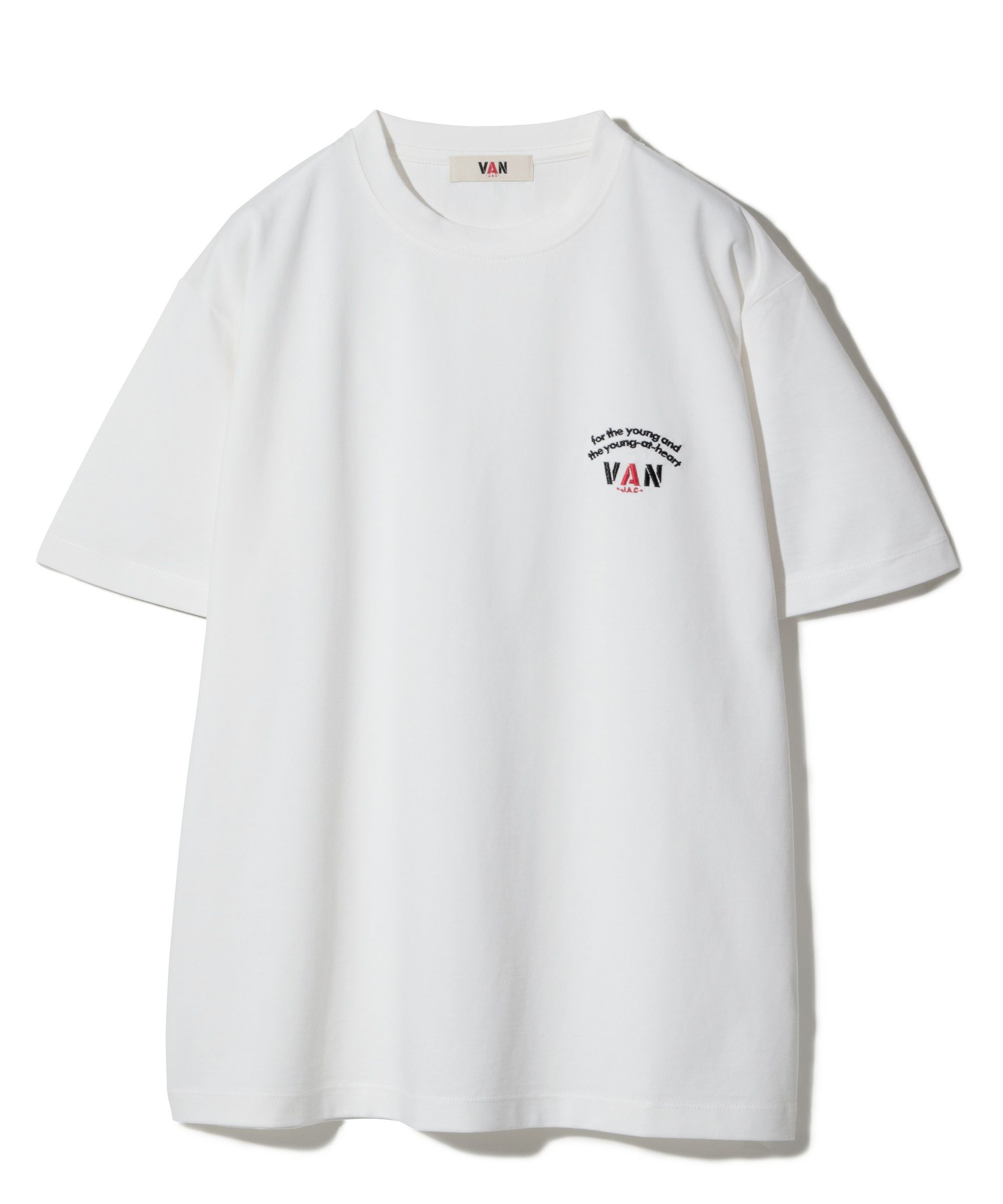 Tシャツ＜ワンポイントアーチロゴ刺繍＞ ｜ VAN STORE