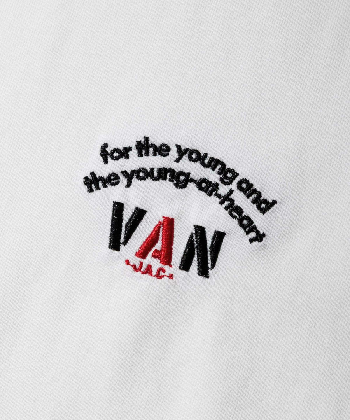 Tシャツ＜ワンポイントアーチロゴ刺繍＞ ｜ VAN STORE