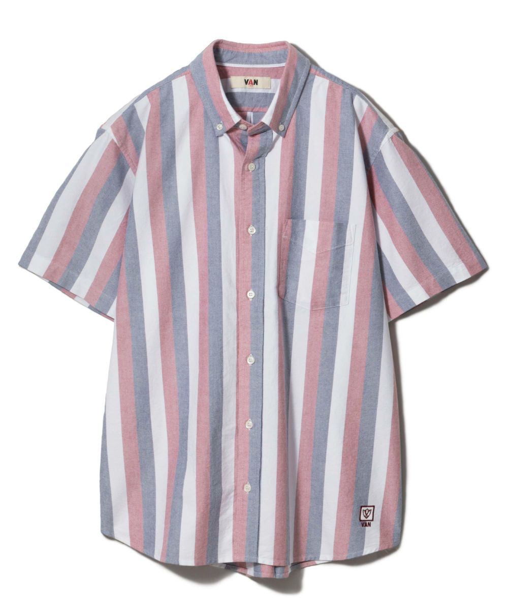 ショートBDシャツ<ボールドストライプ> | VAN STORE ショートBDシャツ<ボールドストライプ> | VAN STORE