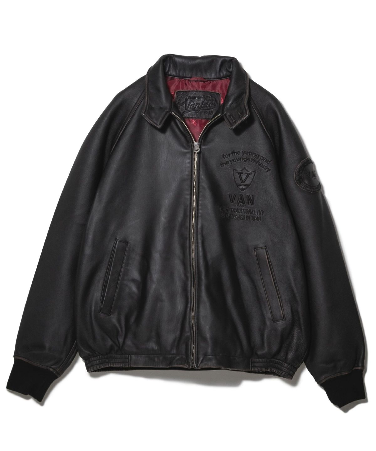 オールレザースウィングトップ＜ヴィンテージ加工＞＜一部店舗限定