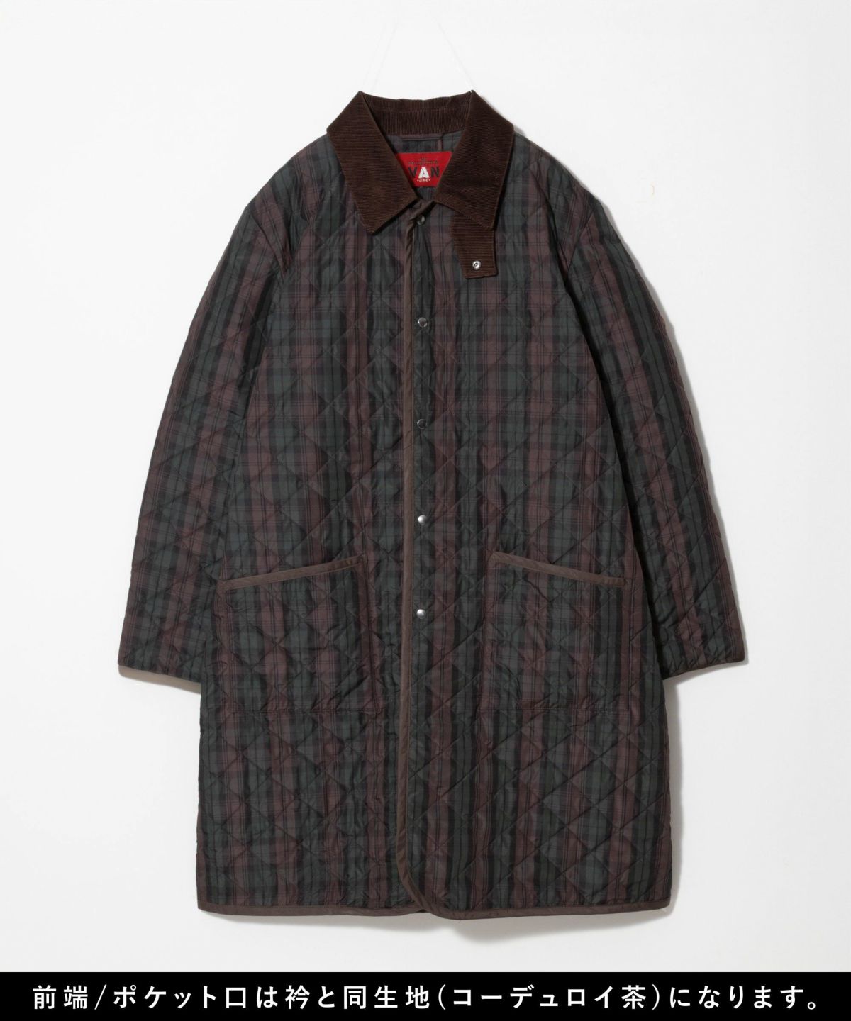 Shinzone｜ノーカラー ショート キルティング コート “SHORT