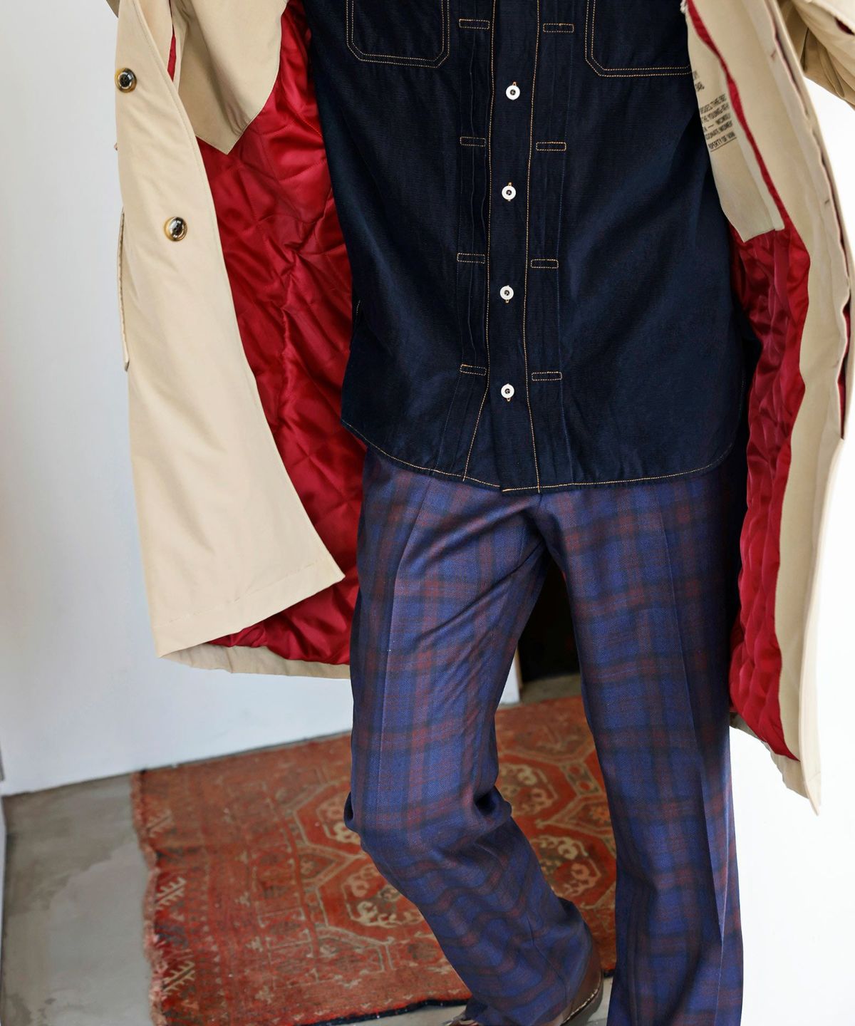 タータンチェックパンツ＜ウエストイージー＞ ｜ VAN STORE