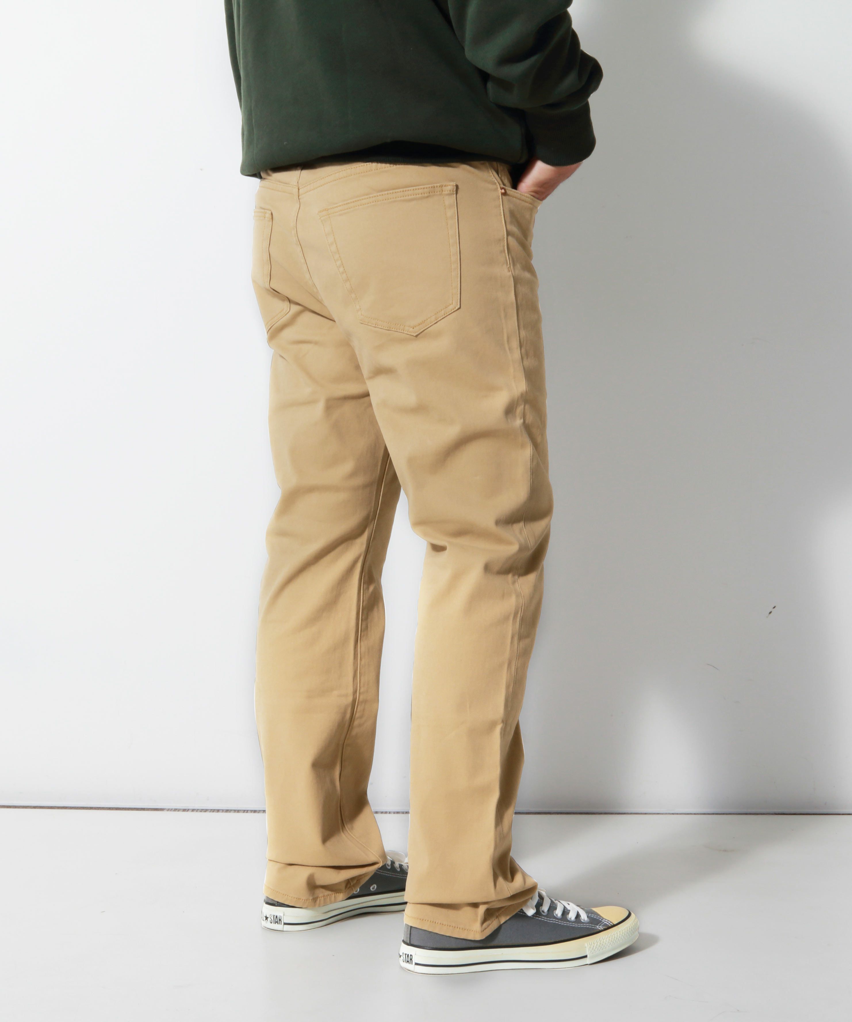 カラーチノパンツ＜ストレッチ＞＜VANロゴ刺繍＞＜一部店舗限定