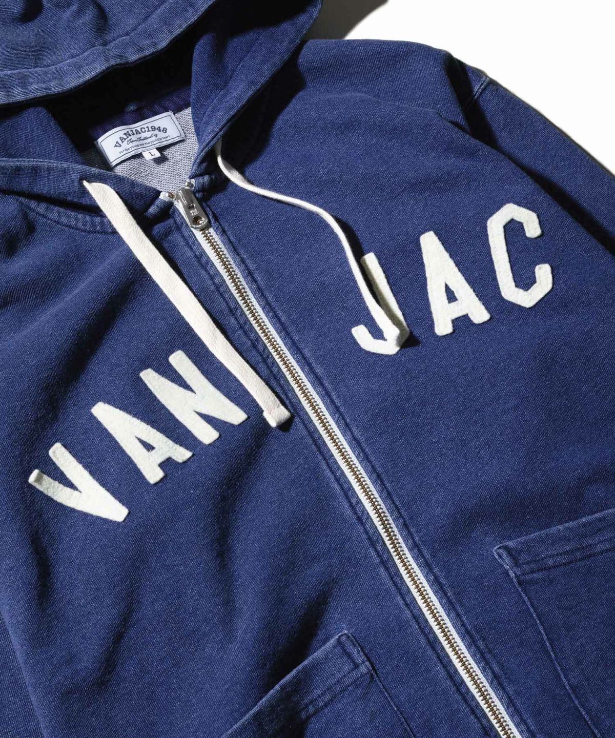 ジップアップパーカー＜インディゴコレクション＞ ｜ VAN STORE