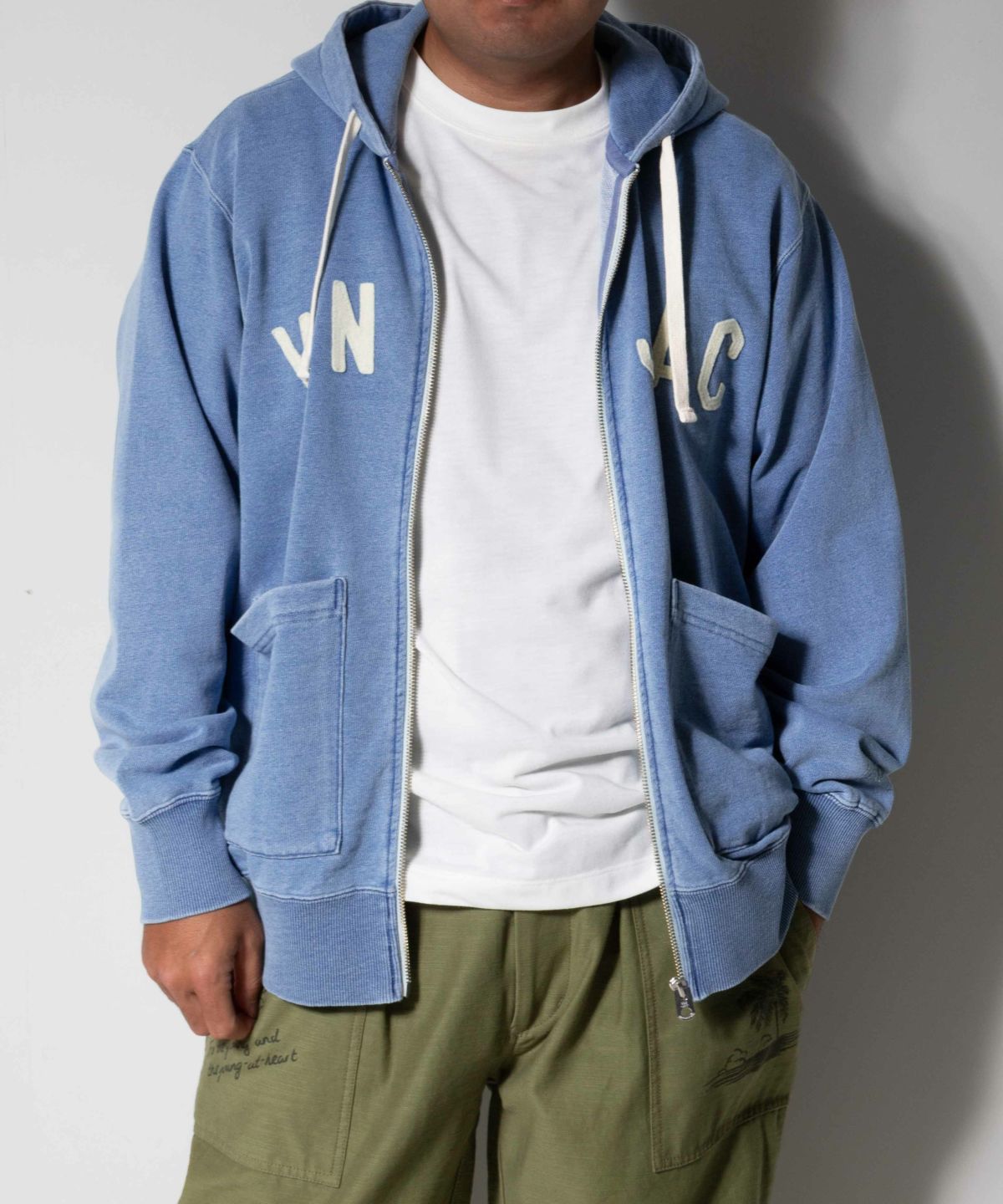 ジップアップパーカー＜インディゴコレクション＞ ｜ VAN STORE