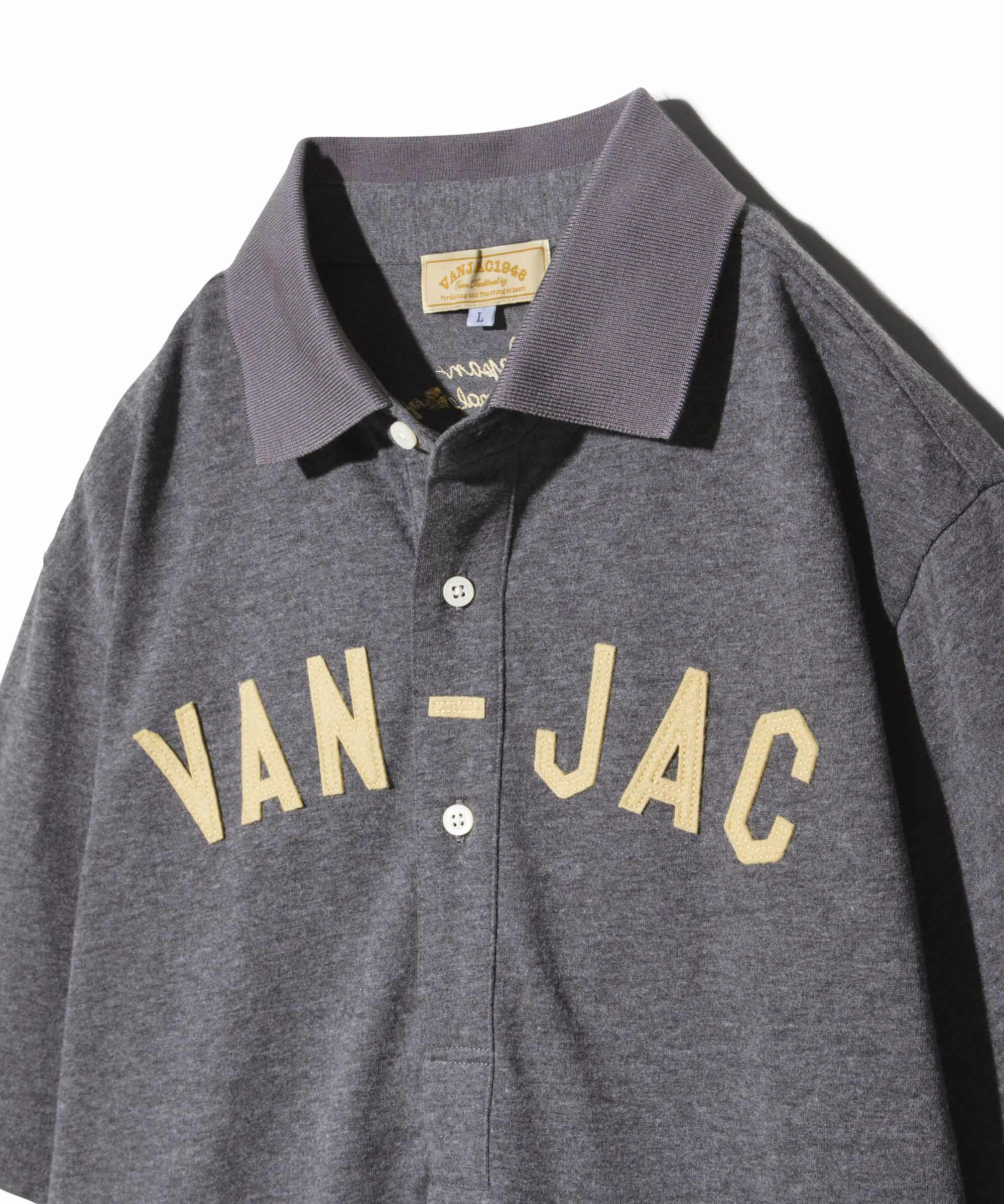 カットポロシャツ＜フェルトロゴ＞ ｜ VAN STORE